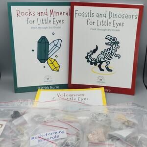 Geology for Little Eyes Kit - Books w/Rocks Minerals ~ Volcanoes ~ Homeschool